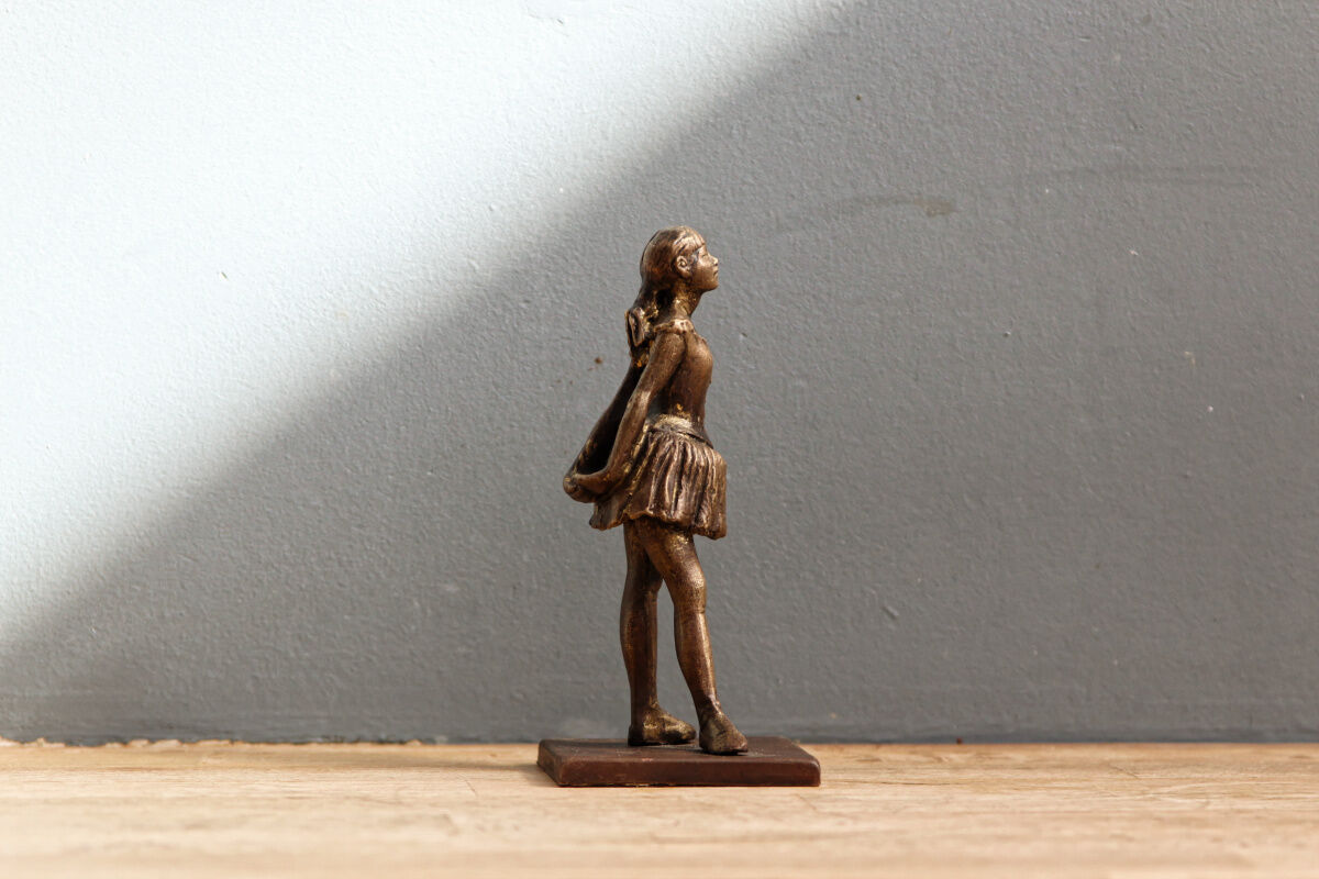 Bronze sculpture, Degas, the little dancer of 14 years