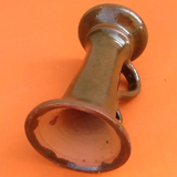 Bougeoir bobine Terre cuite vernissée
