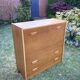 Meuble commode à roulette - lit repliable vintage
