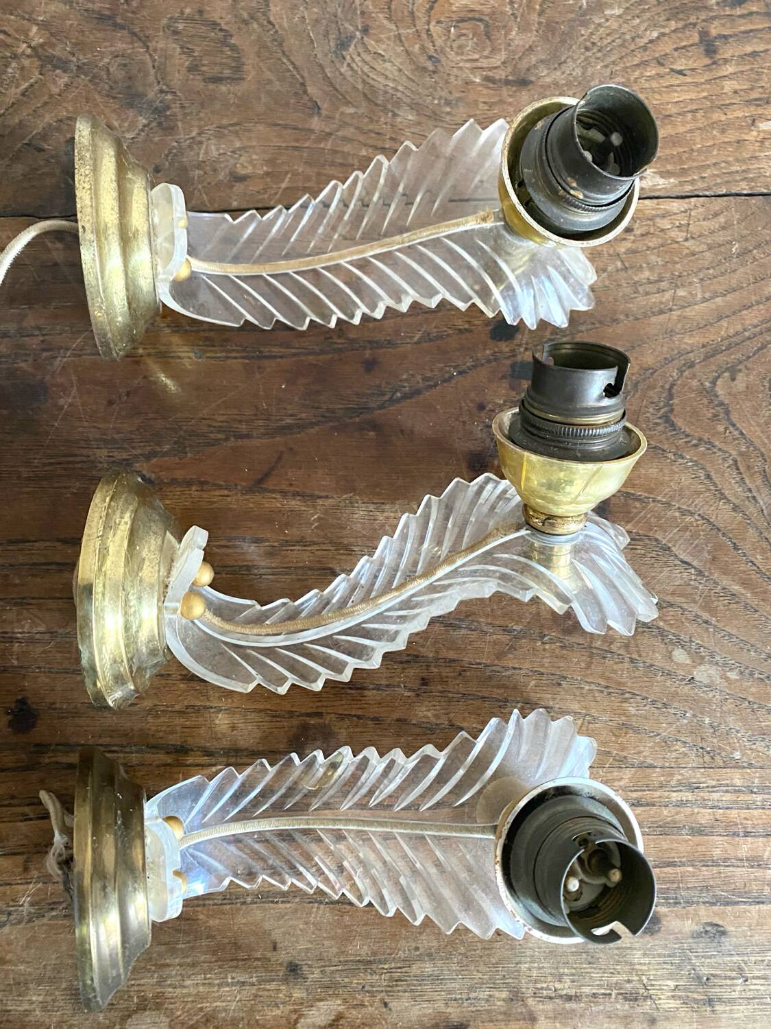 50s-60s leaf appliques