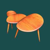 Ercol nesting tables, Pebble Nest of Tables