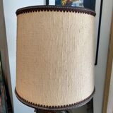 Metal and leather lamp Jean-Pierre Ryckaert