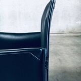 Postmodern Model 401 Break Armchairs by Mario Bellini for Cassina, Italy, 1980s, Set of 6