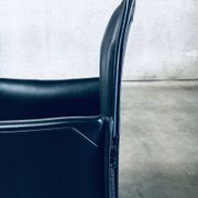Postmodern Model 401 Break Armchairs by Mario Bellini for Cassina, Italy, 1980s, Set of 6