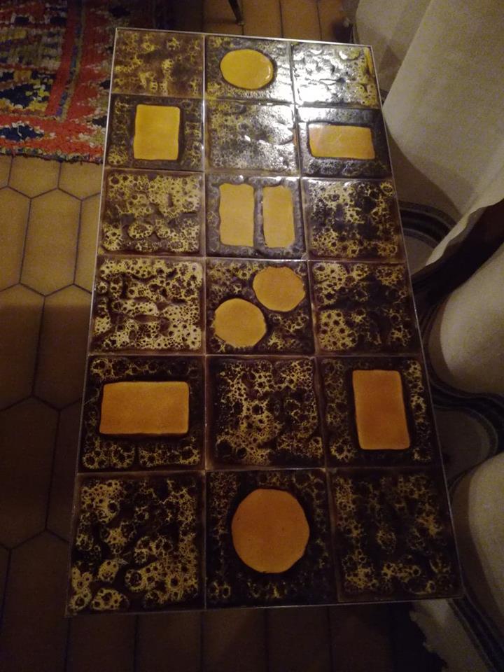 Table low 1960 Vallauris