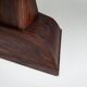 Large mid-century solid rosewood table lamp