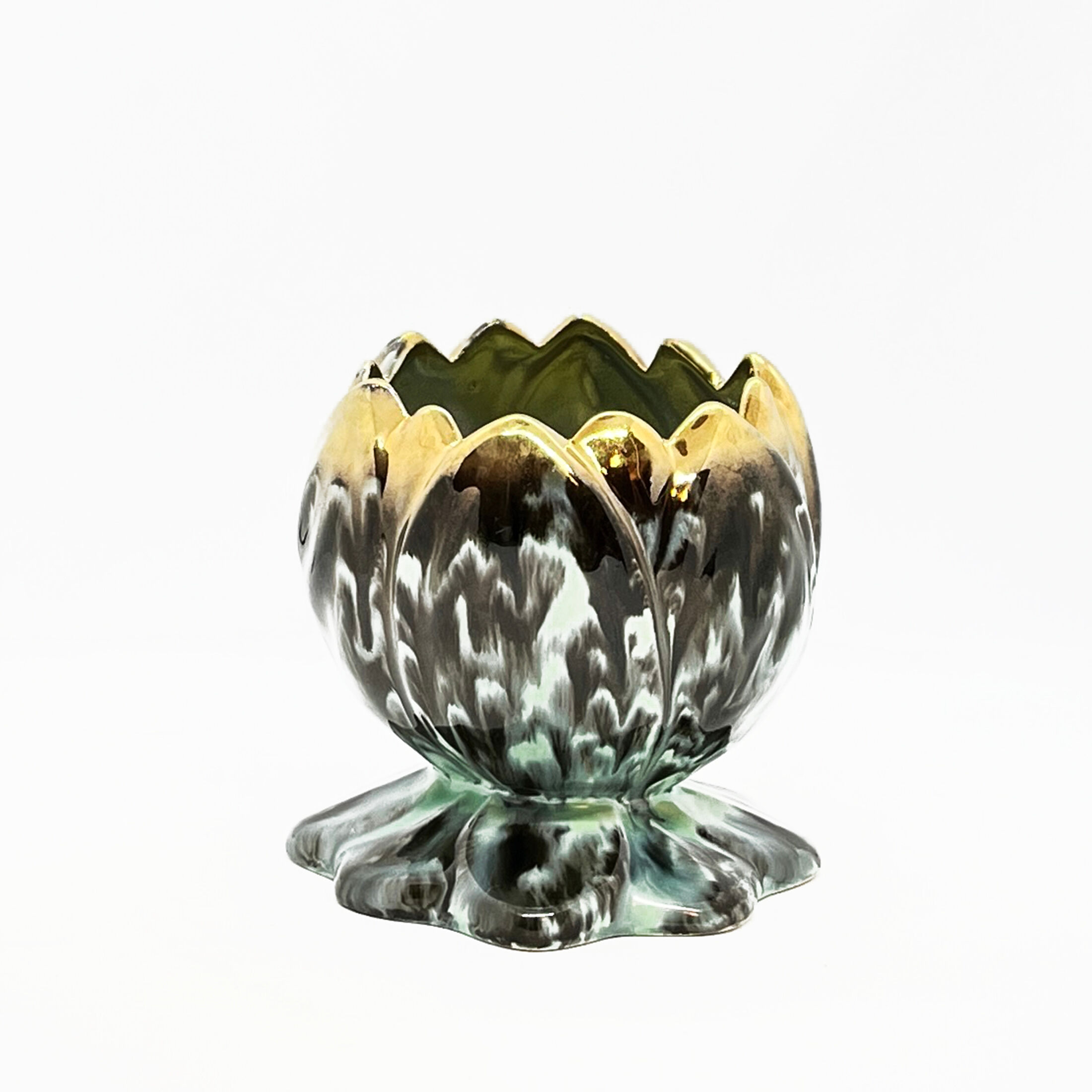 1970s ceramic pot, planter Staffel Limburg, Germany