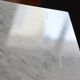 1960s white marble coffee table