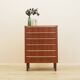 Danish teak tallboy chest of drawers from the 1960s