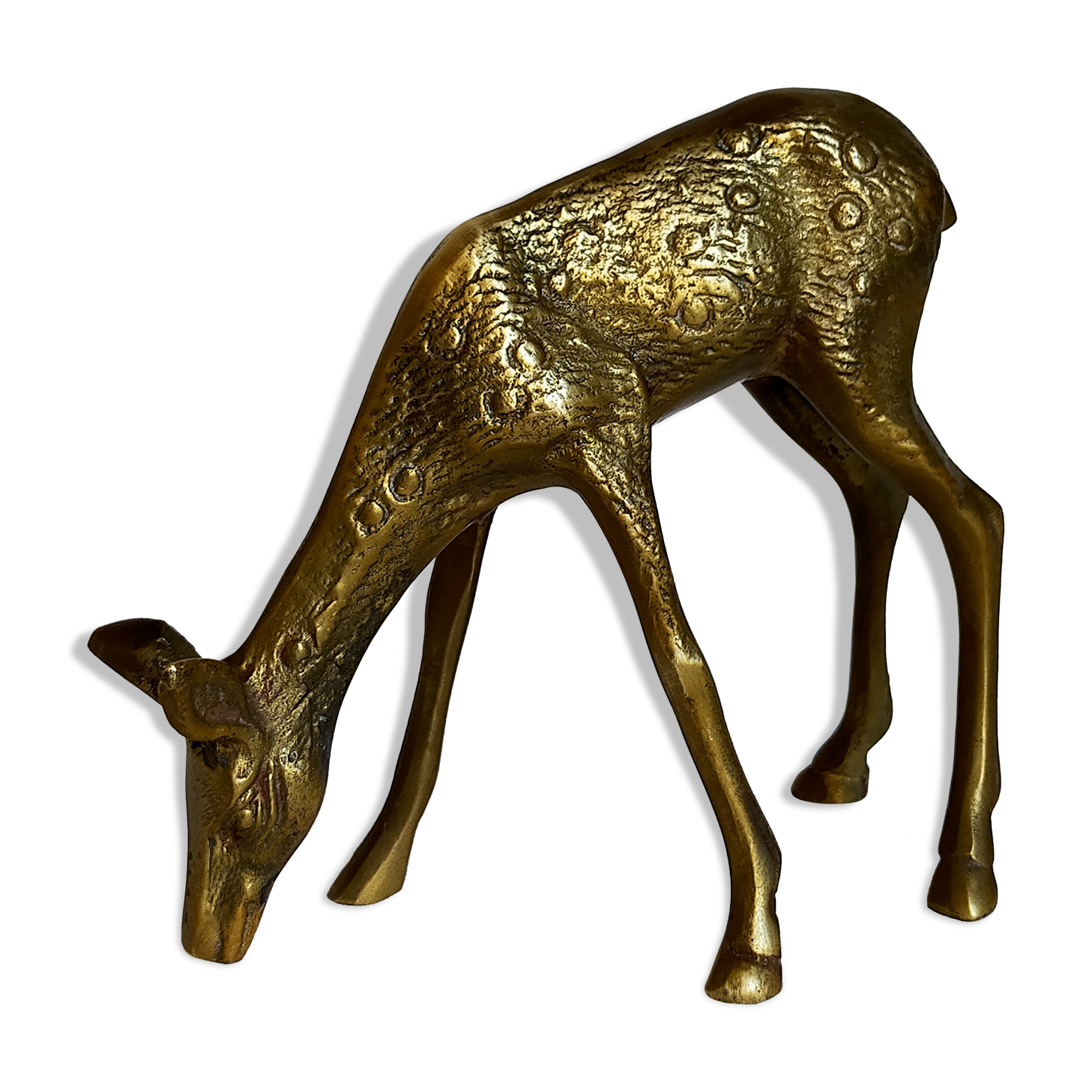 Solid brass doe