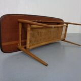 Teak & Oak Coffee Table by Børge Mogensen for Fredericia Stolefabrik, 1950s
