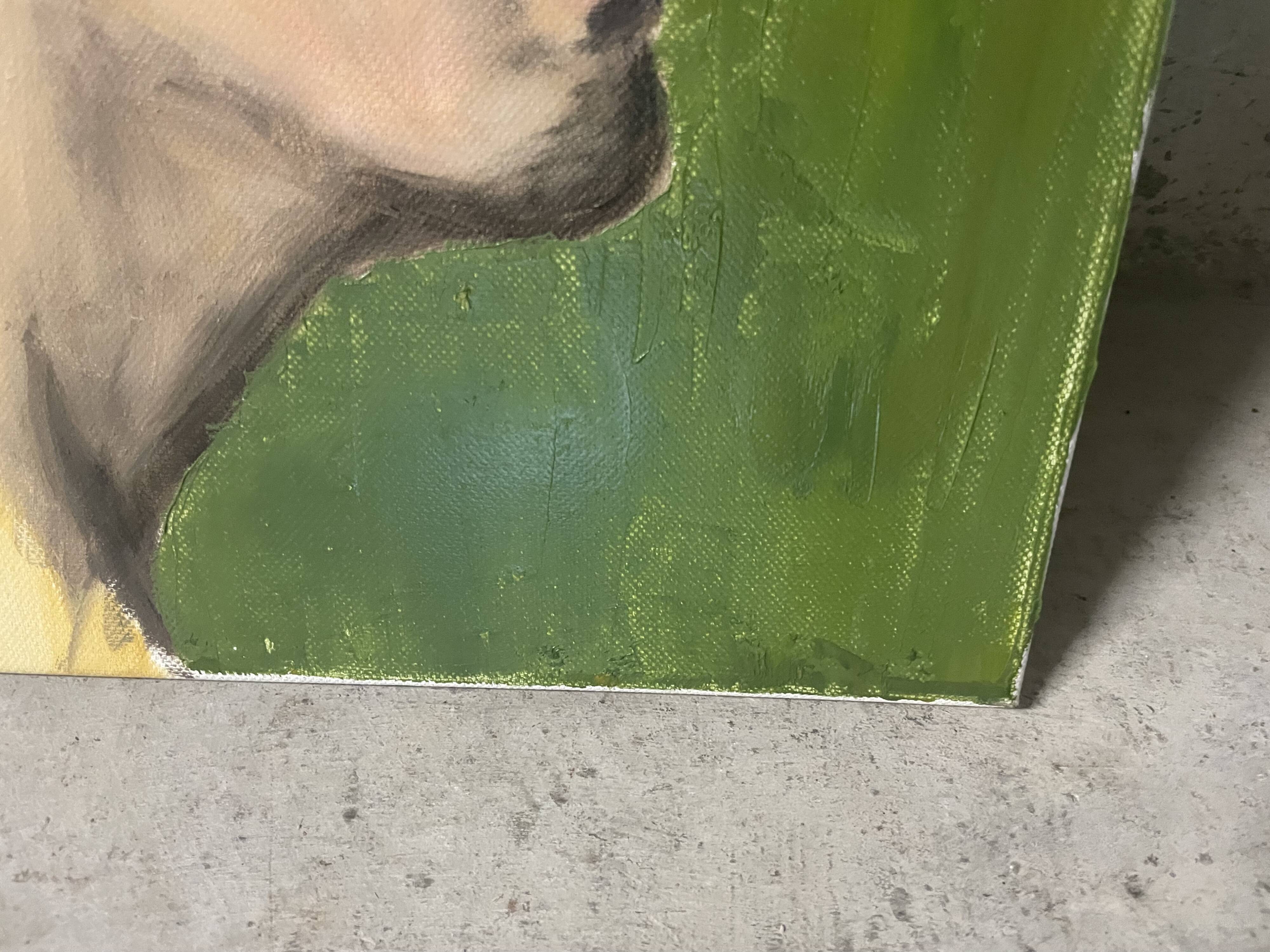Oil on canvas "The Penitent"