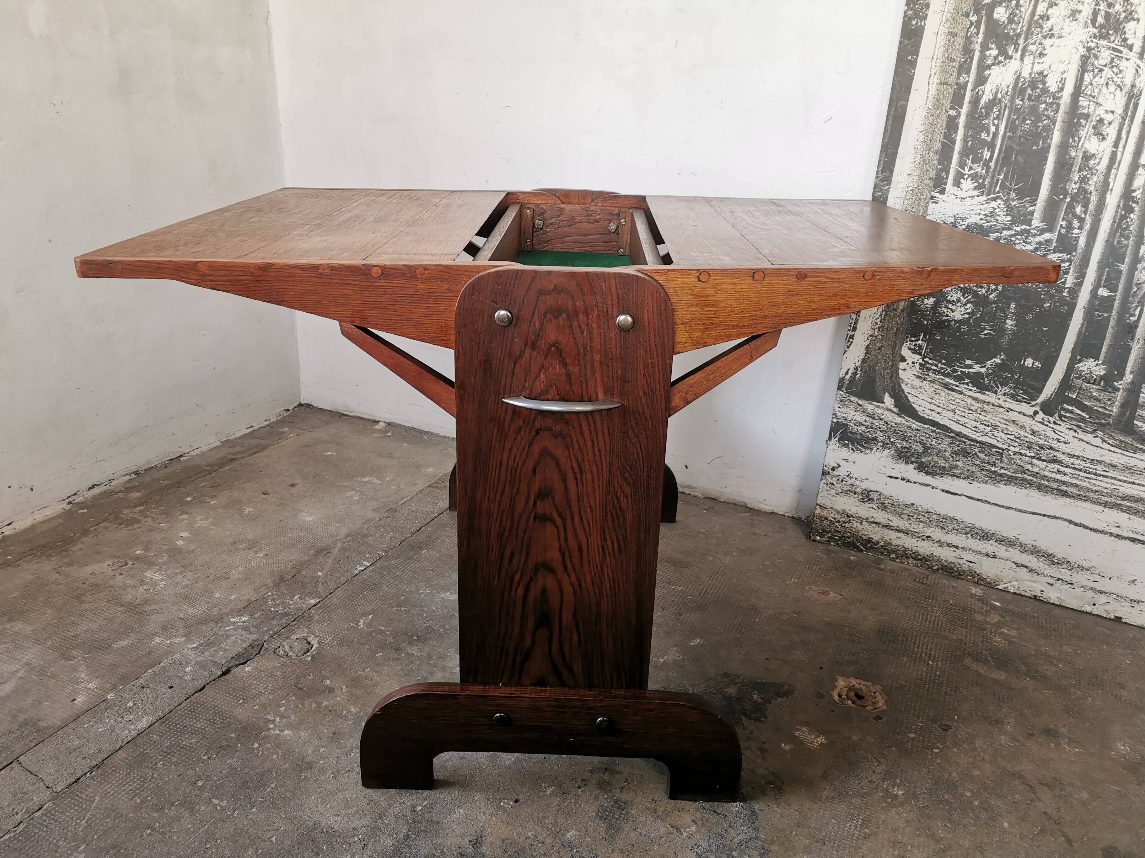 Double retractable desk 1950, Raclem