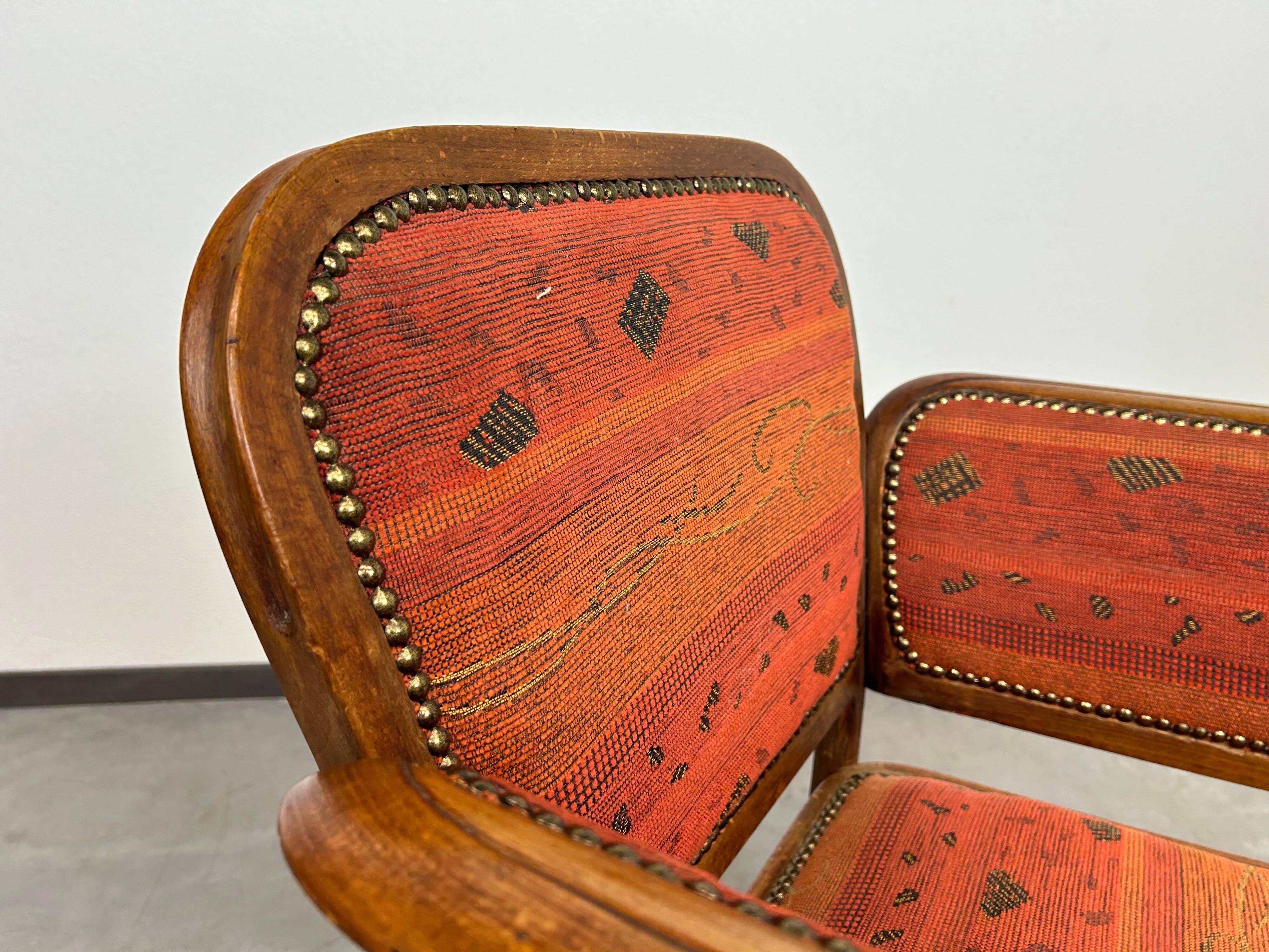 Secession office chair attributed to Marcel Kammerer for Thonet.