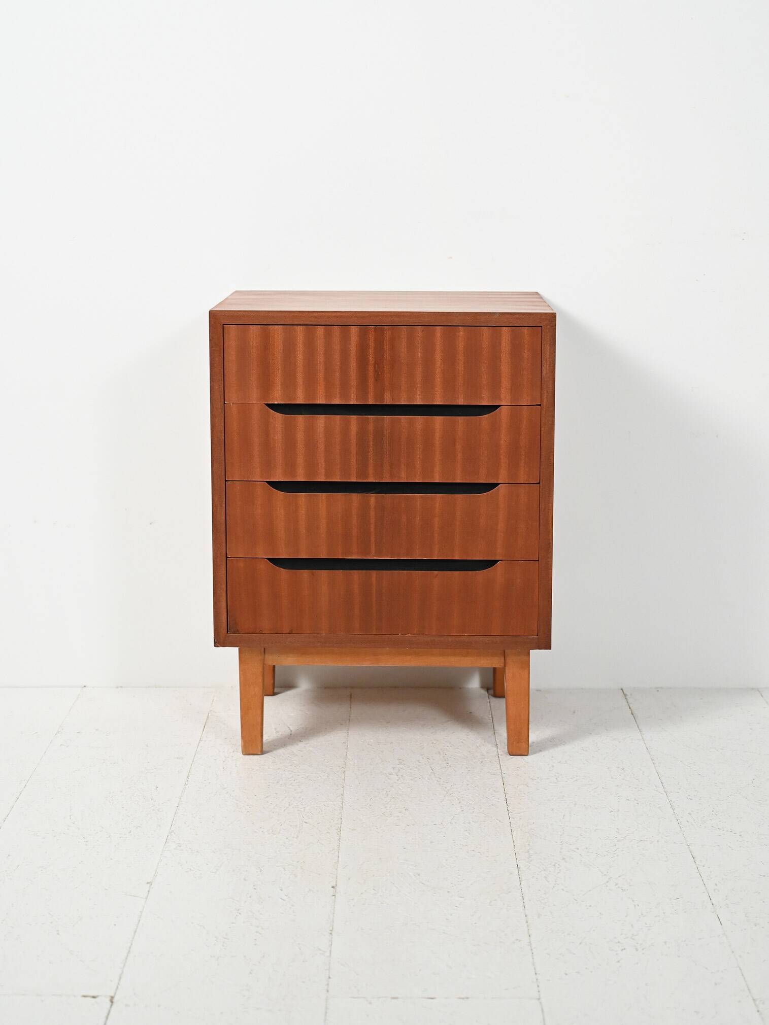 Scandinavian mahogany chest of drawers from the 1950s
