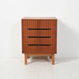 Scandinavian mahogany chest of drawers from the 1950s