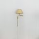 1970s Brass Lesan Wall Lamp by Florian Schulz