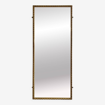 Large Wall Mirror with Gilt Wood Frame