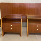 Vintage bed and bedside tables from 1957