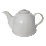 Small white porcelain teapot