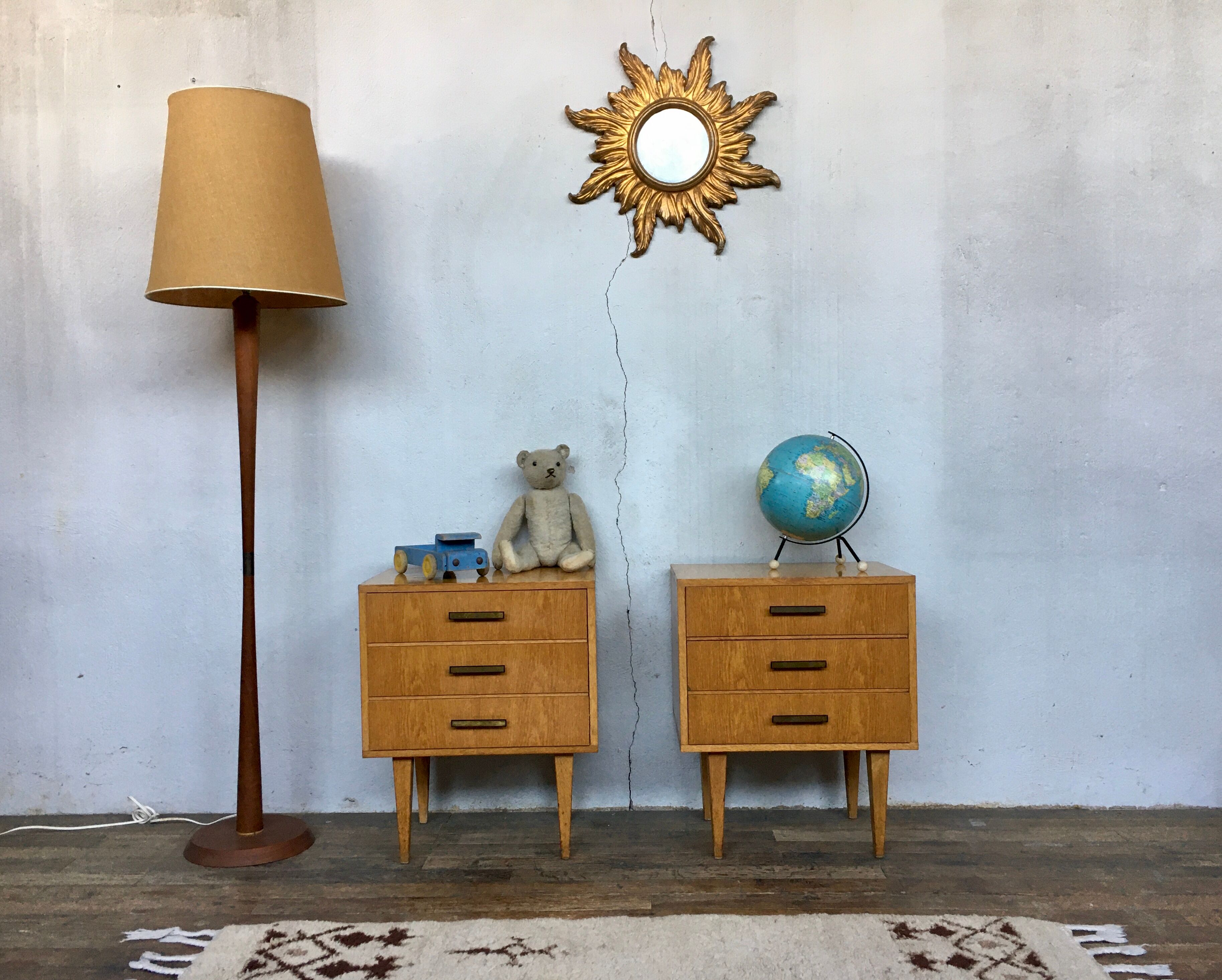 Pair of mini dressers from the 50s 60s