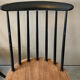 3 vintage Fanett chairs, Tapiovaara model, Stol Kamnik edition