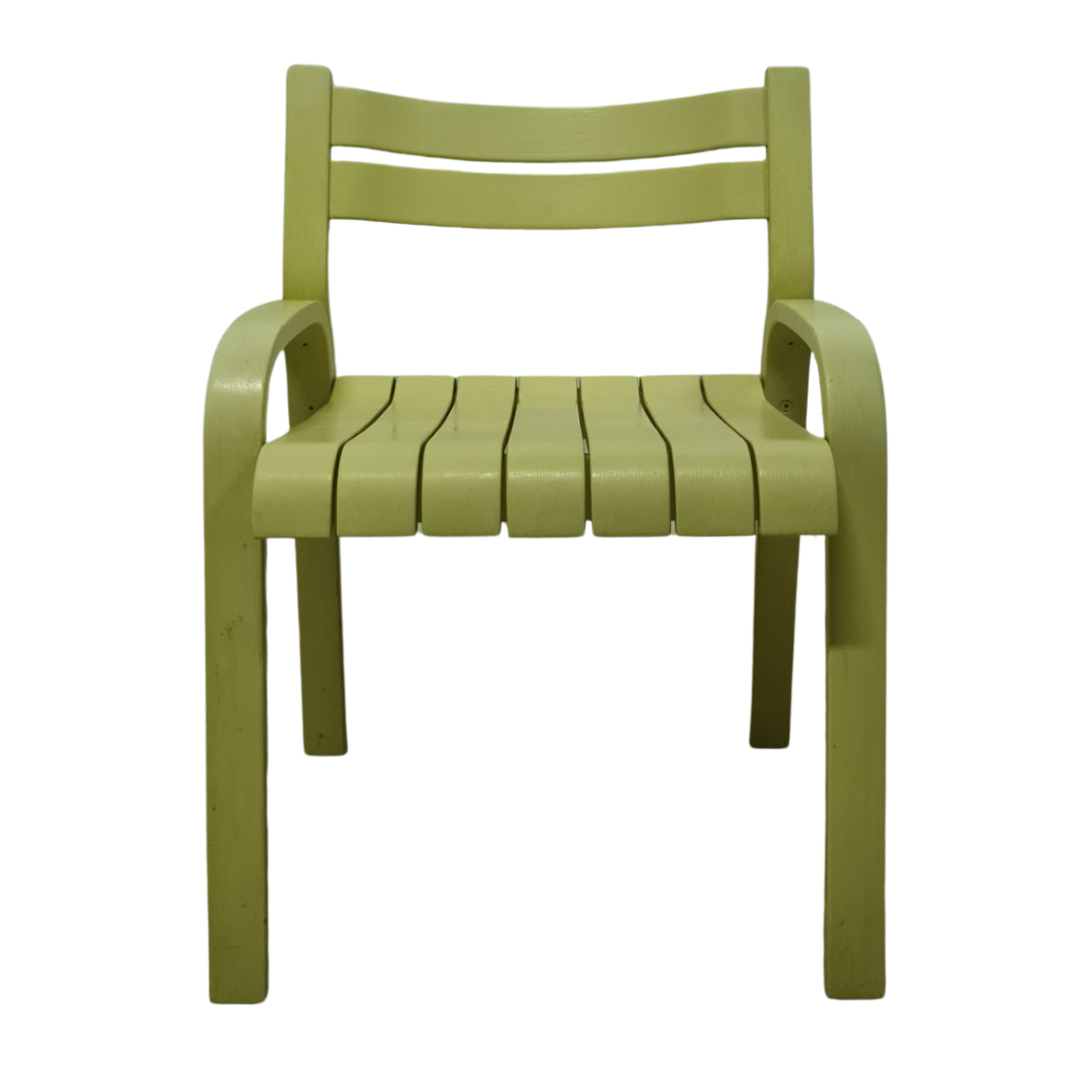 Ensemble de 4 chaises de salle à manger en contreplaqué courbé, années 1960