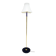Lampe de sol Auras en laiton italien et verre de Murano « Incamiciato », 1989