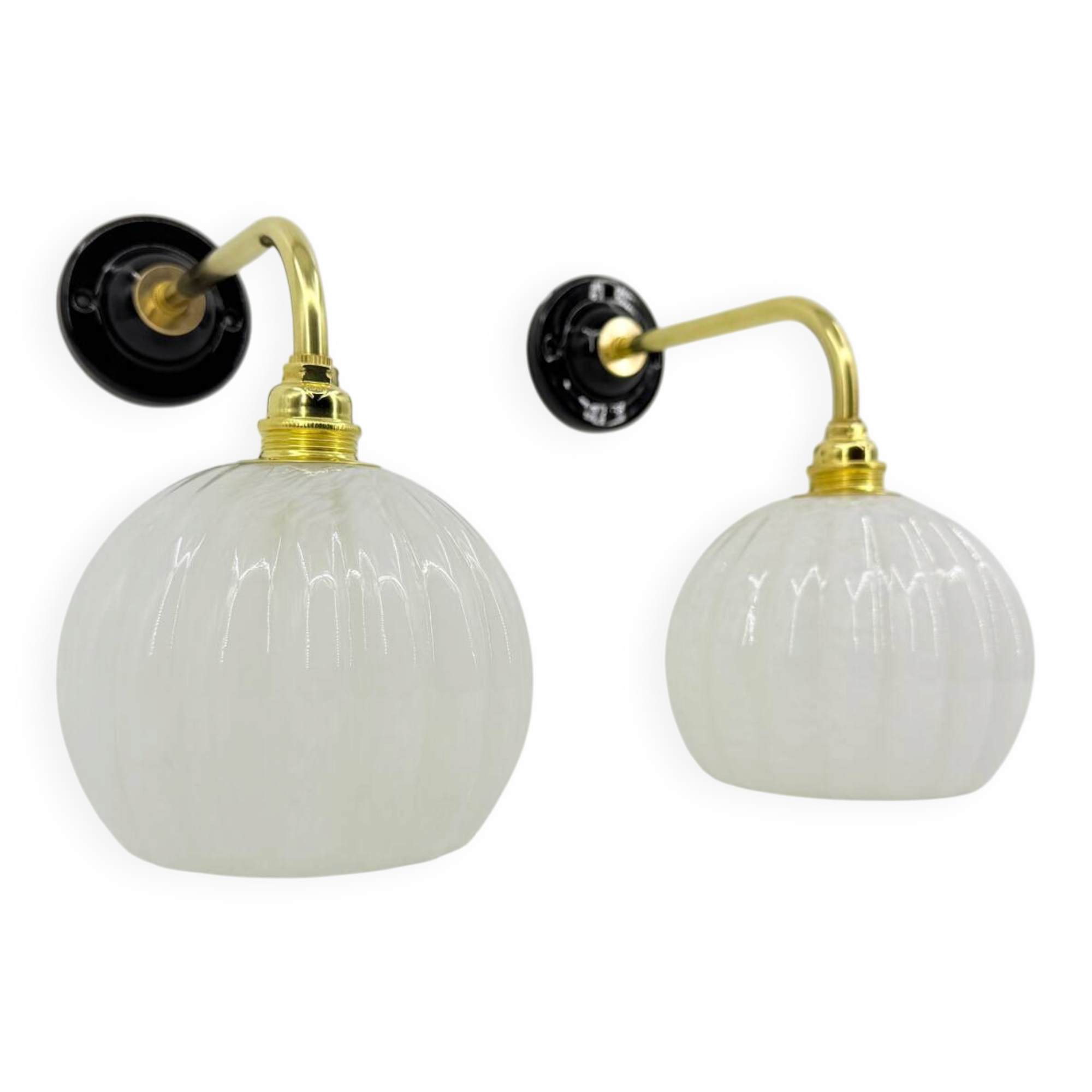 Clichy glass wall lights