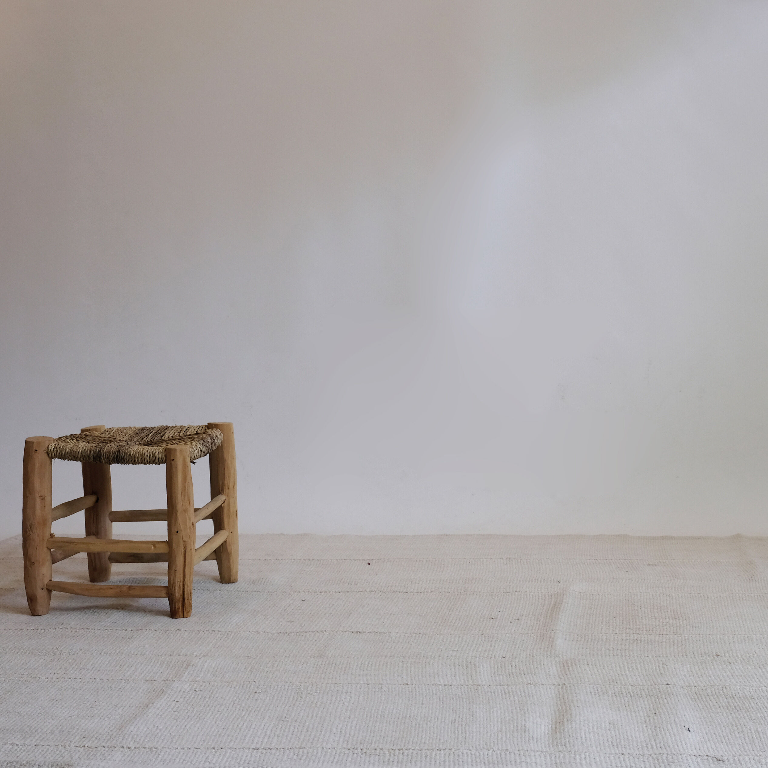 Hemp carpet of Turkish origin, 240 x 190 cm