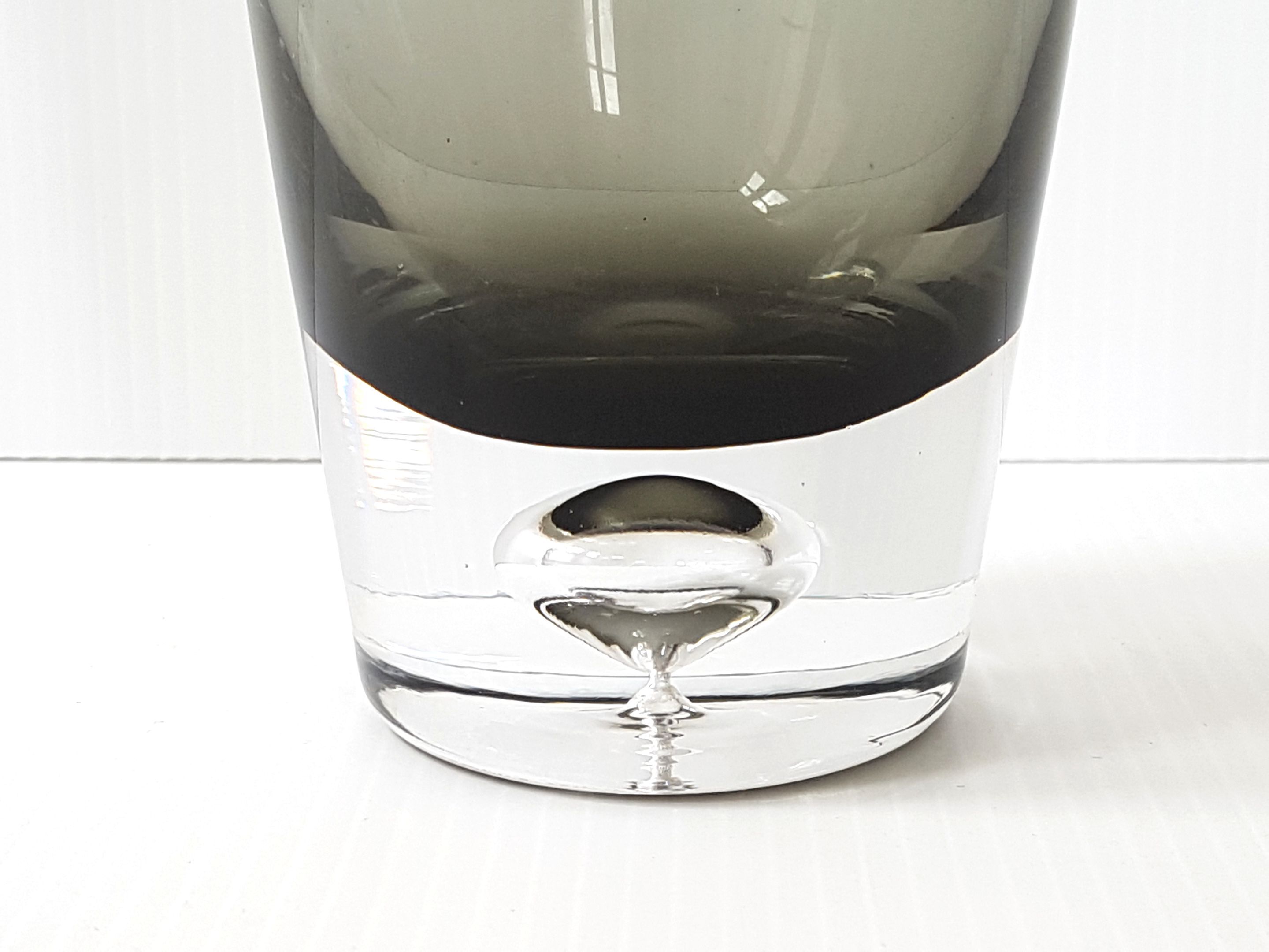 Grey vintage Murano vase