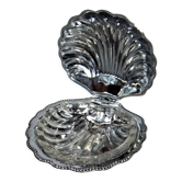 Butter butter shell st scallop metal glass vintage soap holder empty pocket