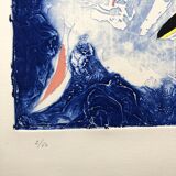 Josep guinovart, mare nostrum 14, 1985. original engraving signed and numbered