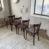 Set of 4 Baumann bistro chairs