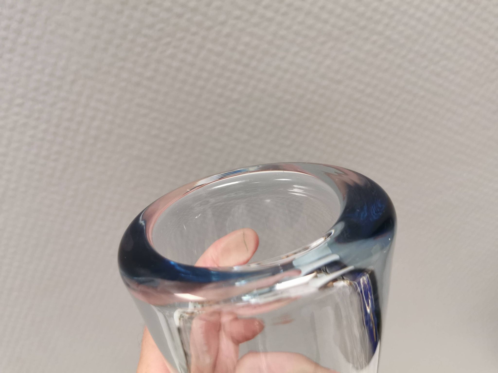 Vase de Holmegaard Danemark, conçu par Per Lütken en 1961.