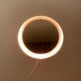 Miroir XXL lumineux de style moderne du milieu du siècle