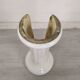 Porcelain sink basin on pedestal