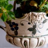 Ceramic pot cover vase Capodimonte, Naples