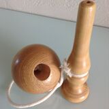 Old bilboquet in varnished wood / vintage 60s-70s