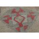 1970s Vintage Turkish Handmade Wool & Cotton Pink Runner Rug 100X349