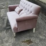 Velvet sofa