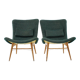 1960s Pair of Miroslav Navratil Shell Lounge Chairs, Czechoslovakia
