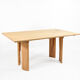 Solid wood dining table unique pieces in oak
