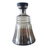 Art Deco smoked glass carafe