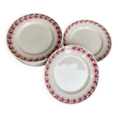 12 flat plates Céranord St.Amand