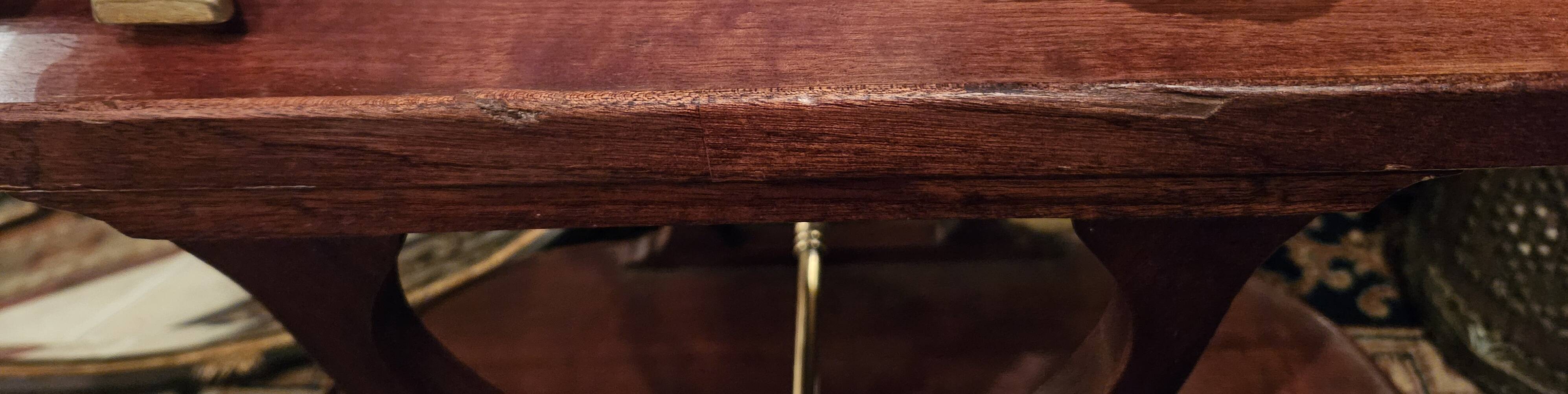 60s Mahogany Rolling Serving Trolley