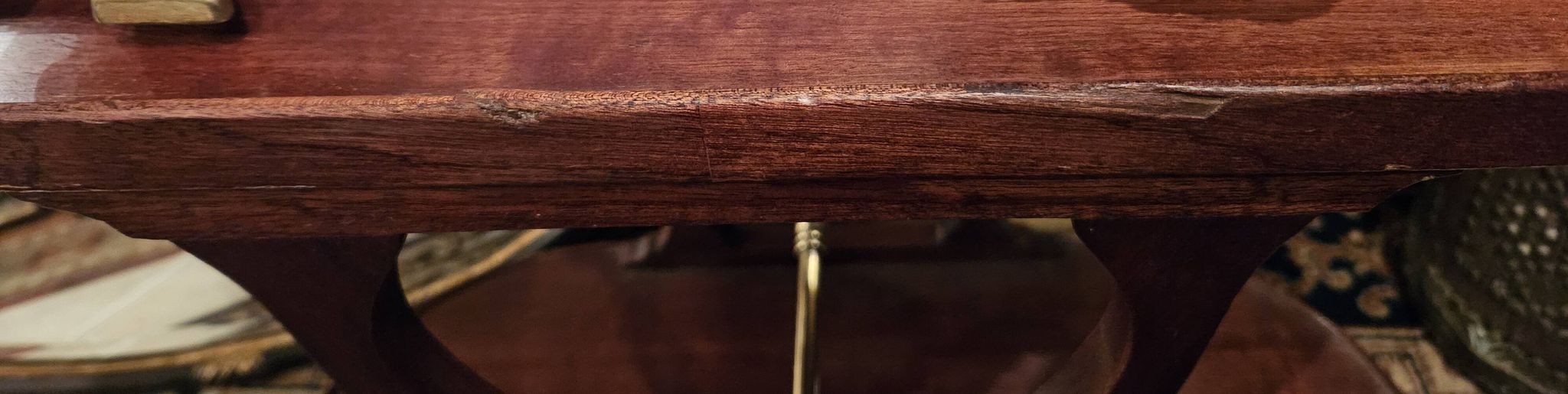 60s Mahogany Rolling Serving Trolley