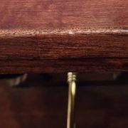 60s Mahogany Rolling Serving Trolley