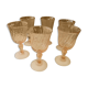 Set of 6 wine glasses luminarc model rosaline vintage