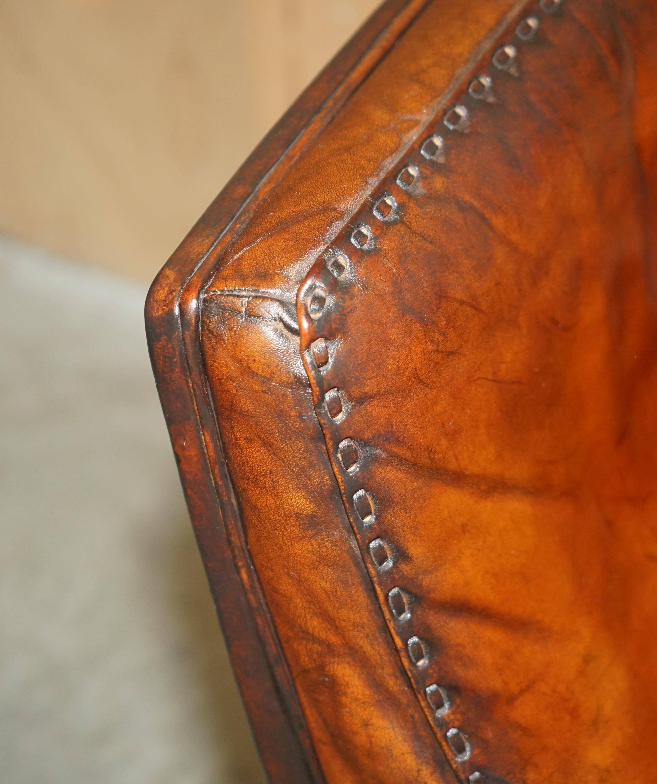 Mid Century Modern swivel office chair De Sede DS35 leather